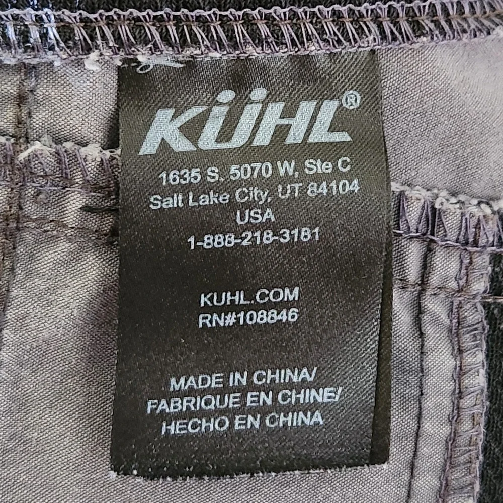 KUHL Ramblr Shorts Mens 36 Gray Cargo Utility Hiking Stretch Outdoor 5125 - Picture 5 of 13